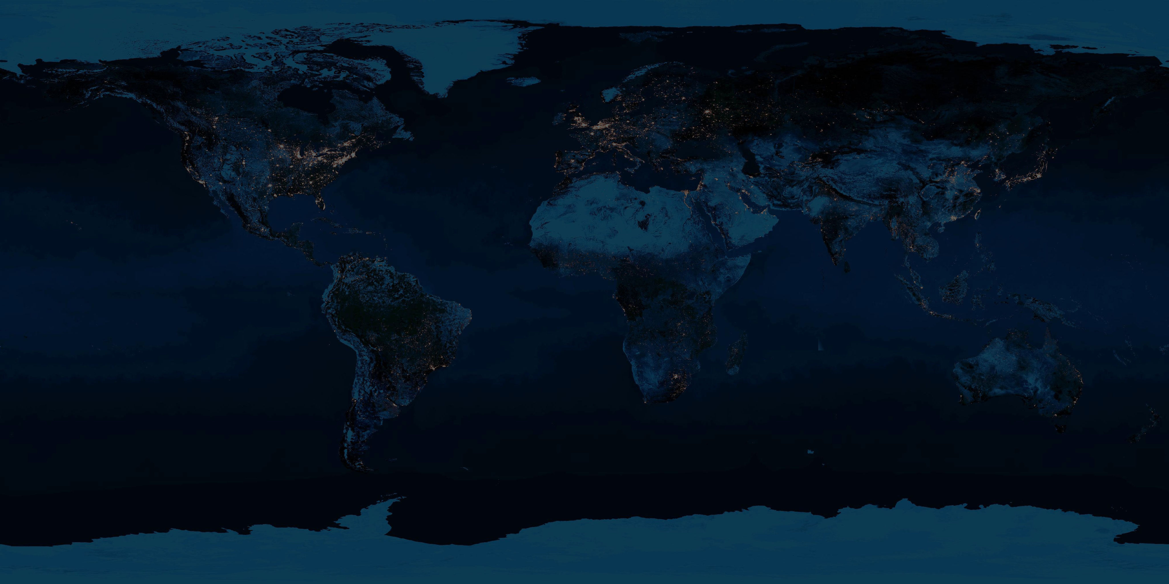 Earth topographic and bathymetric basemap
